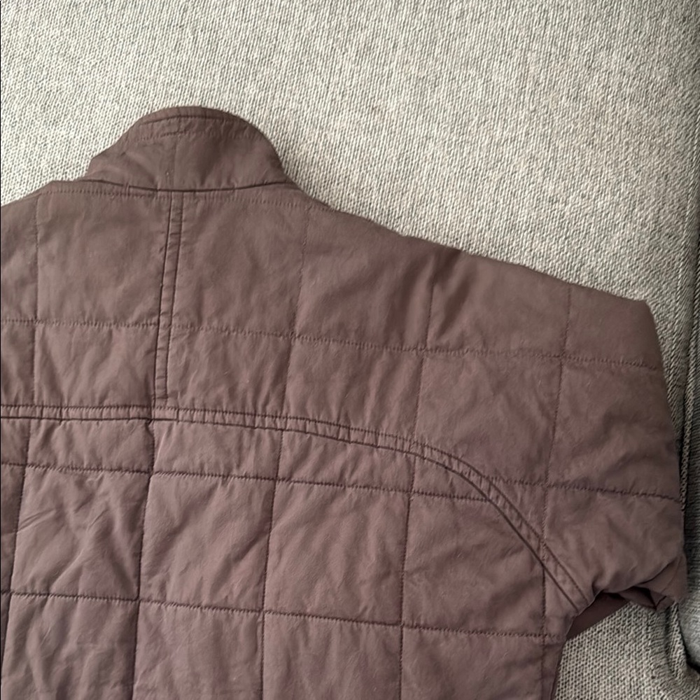 Madewell Bremen Brown Quilted Bomber Jacket - Picture 4 of 4